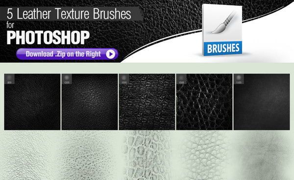 Painting Leather Photoshop Brushes