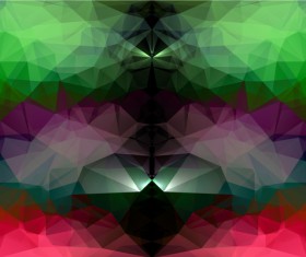Polygon geometric colorful background vector 02