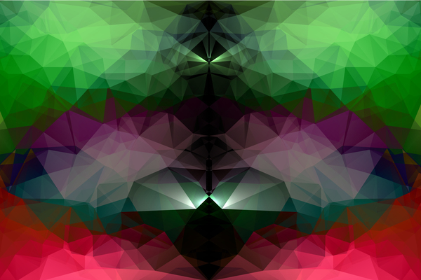 Polygon geometric colorful background vector 02