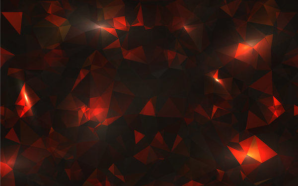 Polygon geometric shining vector background 04