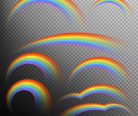 Rainbows effect illustration vector 02
