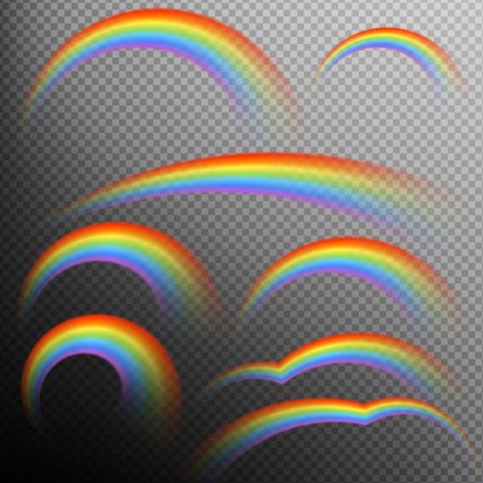Rainbows effect illustration vector 02