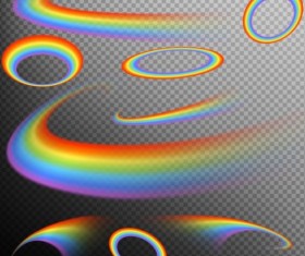 Rainbows effect illustration vector 03