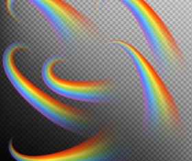 Rainbows effect illustration vector 04