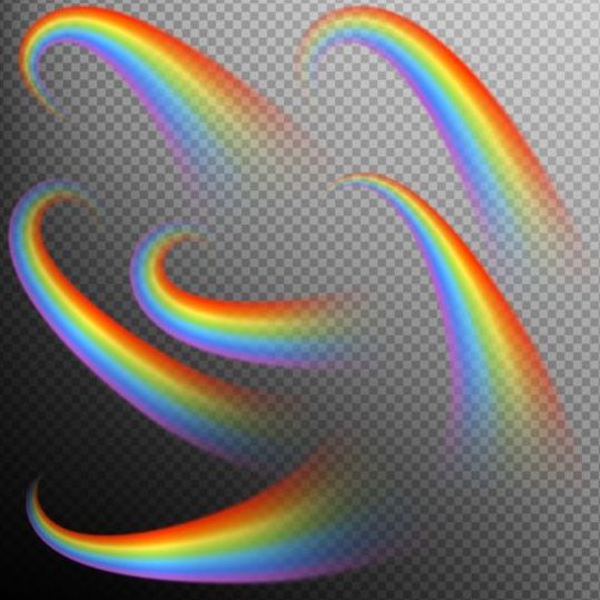 Rainbows effect illustration vector 04