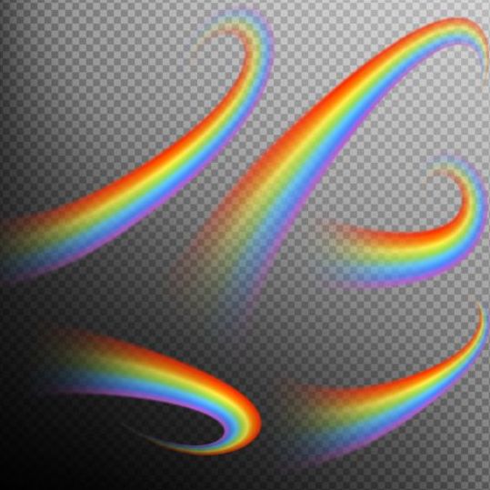 Rainbows effect illustration vector 05
