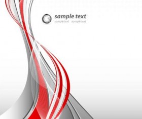 Red pinstripe with abstract background vectors 03