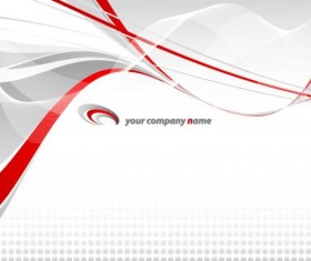 Red pinstripe with abstract background vectors 04