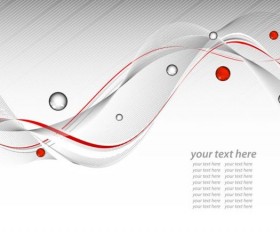 Red pinstripe with abstract background vectors 05