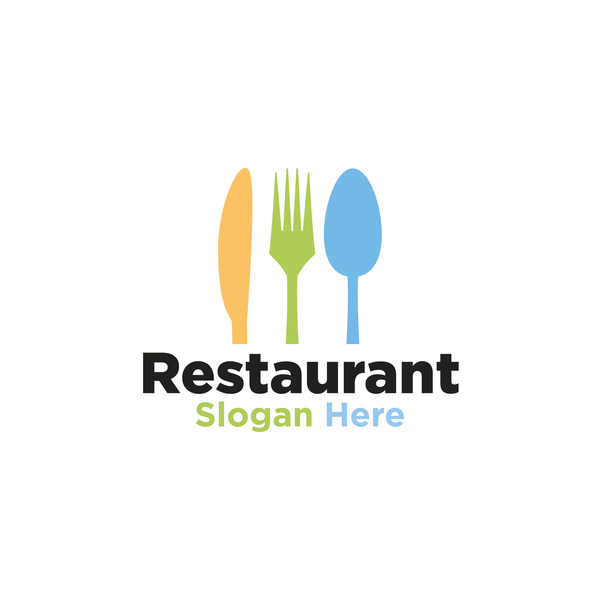 Restaurant logos creative design vector 10