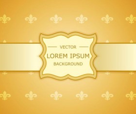 Retro golden luxury background vector set 20