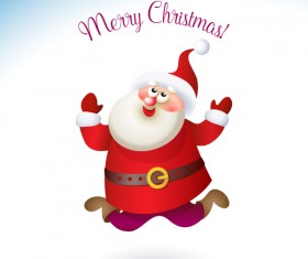 Santa claus cute vector material