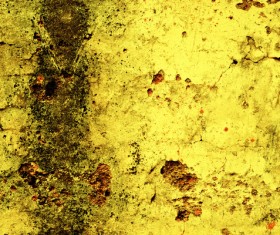 Scratched texture on yellow wall Stock Photo