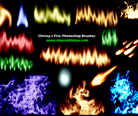 Shining Fire PS Brushes