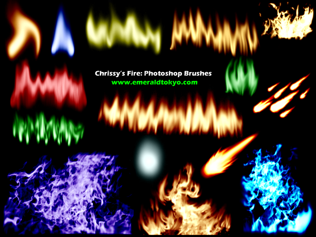 Shining Fire PS Brushes