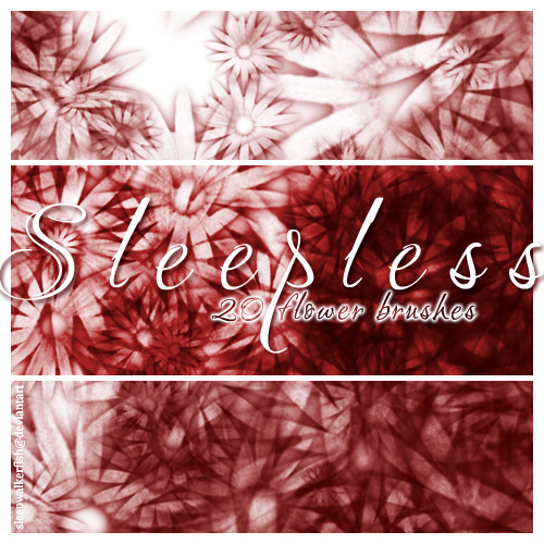 Sleepless floral PS Brushes