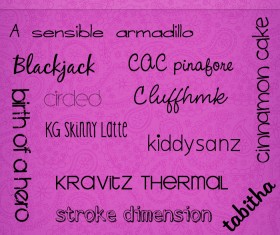 Small fine Fonts Pack