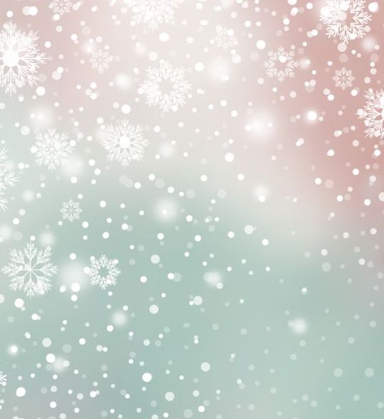 Snow with christmas art background vector