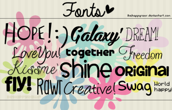 Special Hand Drawn Fonts