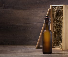 Standing packaging beer photo