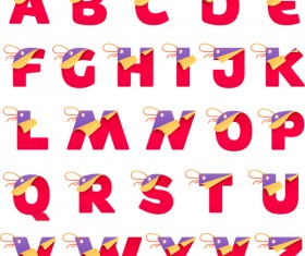 Tag alphabet vectors set