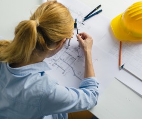 The drawing engineer measured on the drawing