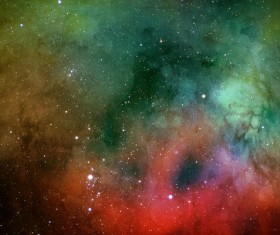 Three Color Space Watercolor Backgrounds