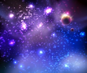 Universe background design vectors