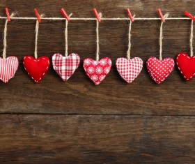 Valentine SDA has a heart son rustic wooden wall Stock Photo