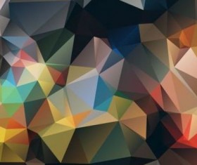 Vector abstract polygonal background graphics 04