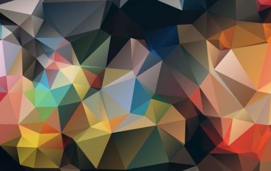 Vector abstract polygonal background graphics 04