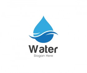 Vector water logo design 01