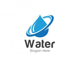 Vector water logo design 02