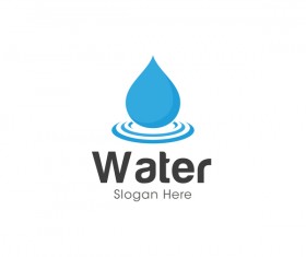 Vector water logo design 03