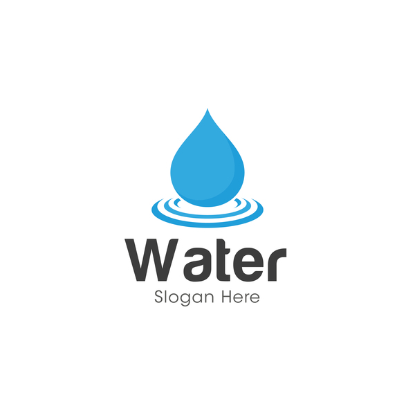 Vector water logo design 03