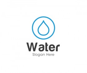 Vector water logo design 05
