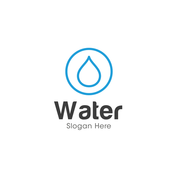 Vector water logo design 05