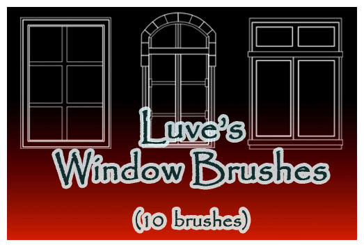 Window PS Brushes set