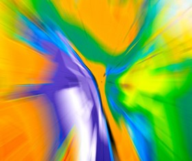 Yellow Inclusion Purple Blue Green Abstract Background