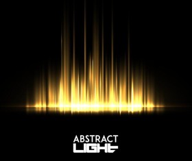 Yellow light abstract background vector