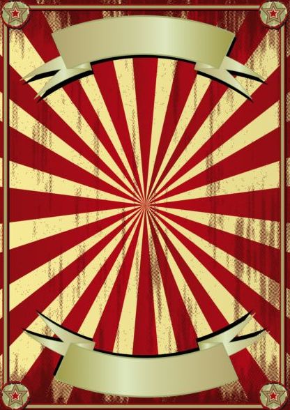 grunge circus background vector