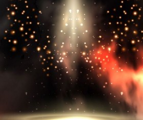 lighting effect with night background vector