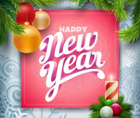 2017 Christmas ornate frame design vector 07