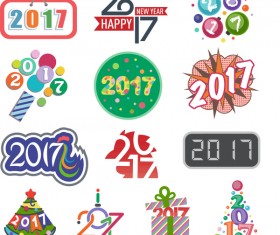 2017 logos design vector set