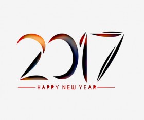 2017 new year creative background set vector 20