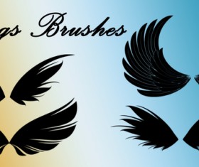 4 Kind Wings photoshop brushes
