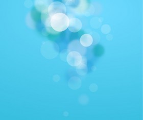 Abstract Blue Bokeh Background Vector Graphic