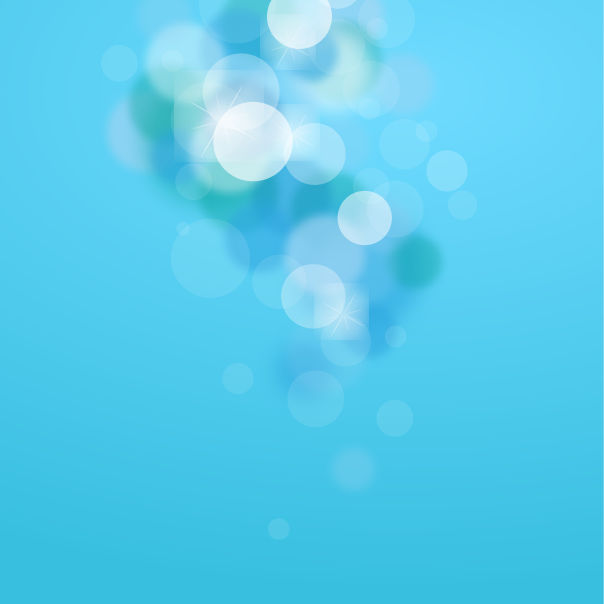 Abstract Blue Bokeh Background Vector Graphic