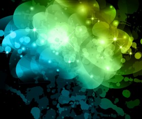 Abstract Bokeh Vector Art Background