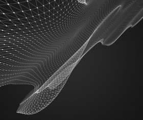 Abstract black polygon texture HD picture 01